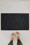 Mino Black Dehumidifying Mat - Carpet Mat 4670, 45x70