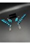 Stylish Leaf Hair and Earrings Set - 2