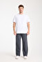 Men's Straight Leg Baggy Cut Sweatpants - 2
