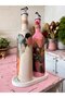 Native Women and Pink Flower Motif Special Design Oil Pot-Vinegar Pot Sauce Bowl Set Home-Kitchen Decor - 7