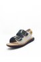 Şirin Young Orthopedic Navy Blue Gray Color Banded Buckle Boys Sandals - 2