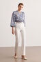 White Belt Detailed High Waist Trousers - 3