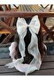 Women - Girls Long Tulle Bow Buckle Automatic Latch - 2