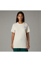 W S/S Box Nse Taılgrıd Infıll Relaxed Te Women's Beige Tshirt Nf0A8C4W9731