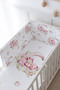 Baby Bedside Protector and Printed Sheet Sleeping Set - For Baby Series - Unicorn Sleeping on the Moon - 3