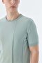 Mint Slim Fit Crew Neck Knitwear T-Shirt - 3