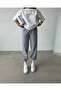 Women's Printed Tracksuit Set - Tshirt Jogger Bottom Top Set - 2
