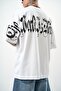 Men's World Is Mine Printed Oversize T-Shirt White - 5