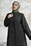 Ivory Piping Pattern Anthracite Ferace - 5