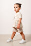 Baby Kids Natural Cotton Shorts Comfortable 2-Piece Set Fashionable Bottom Top Set - 3