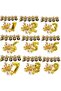 Happy Written Gold Confetti 4 Year Number Balloon Set - 2