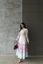 Women Floral Print Belt Design Dress Nbms4263 - 2