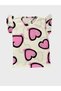 Girl's Cotton Heart Patterned Lilac Short Sleeve Shorts Summer Pajama Set with Ruffle Sleeves - 4