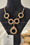 4 Quarter 1 Half Chain Necklace, Quarter Gold Necklace, Five-In-One Necklace |   Sun Model - 2