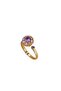 Korean Style Niche Design Famous Flower Design Non Tarnish Open Ring for Women - 2
