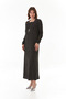 Striped Plus Size Dress with Star Accessories