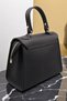 Women's Black Desing Hand, Shoulder and Crossbody Bag. - 5
