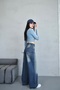 Baggy Green Tint Jean Pants - 5