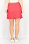Women Pull On Ribbed Mini Skirt, Dark Pink - 2