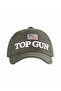 Logo and Flag Cap Embroidered Cotton Hat for Men Adjustable Fit with Patriotic Design