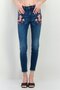 Women Regular Fit Washed Straight Leg Jeans, Blue