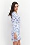 Women Floral Print Mini Dress, Multicolor - 2