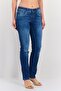Women Straight FIt Washed Stretchable Jeans, Blue