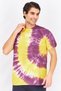 Men Sportswear Fit Tie Dye T-Shirt, Yellow