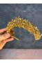 إكسسوار الحناء لتيارا الزفاف المطرز بالخرز من أوماي - 2