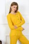 Fashion Line Women's Combed Cotton Long Sleeve Plaid Pajama Set 4167 - 3