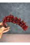 إكسسوار الحناء لتيارا الزفاف المطرز بالخرز من أوماي - 2