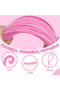 50 Pieces - Pink Colored Chenille, Feather Wire, Educational Chenille Set, 30 Cm, Plush Wire - 7