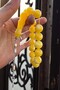 Men's Vernier Efe Boy Mascot Big Yellow Powder Amber Rosary - 2