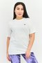 Women Sportswear Fit Short Sleeve Outdoor Top, White