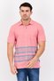 Men Regular Fit Embroidered Logo Short Sleeves Casual Shirt, Pink