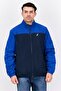 Men Colorblock Wind Breaker Jacket, Navy Blue