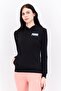 Women Regular Fit Long Sleeve Training Hooded Sweatshirt, Black