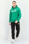 Men Sportswear Fit Long Sleeve Outdoor Hoodie, Green - 3