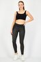 Women Sportswear Fit 7/8 RunningTights, Black - 4
