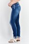 Women Slim Fit Washed Stretchable Denim Jeans, Blue - 3