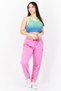Women Sportswear Fit Padded Sports Bra, Lime Green - 3