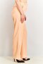 Design Women Straight Fit Solid High Rise Pants, Peach - 4