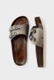 Women's Daily Slippers Adjustable Double Strap Stylish Orthopedic Summer Home Beach Vacation Slippers Platinum - 6