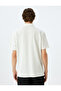 Short Sleeve Cotton Regular Fit Textured Polo Neck T-Shirt - 4