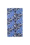 Gulyxne Beach Towel Blue Floral 100x180 Cm – Soft, Fast-drying 100% Cotton Velour