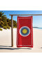 Colorful Sun Pattern Towel 75X150 cm Quick Drying Soft Fabric Suitable for Beach & Bathroom Use