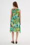 Sleeveless Viscose Dress Blue - 5