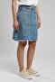 Kaylie women's jean skirt denim - 2