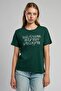 Green Women's 100% Cotton O-Neck T-Shirt Emerald - 2