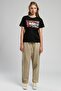 Zebrars Women's 100% Cotton O-Neck T-Shirt Black